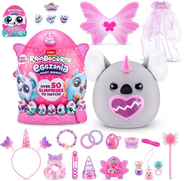 RAINBOCORNS Eggzania Fairy Mania S1 - Λούτρινο Έκπληξη