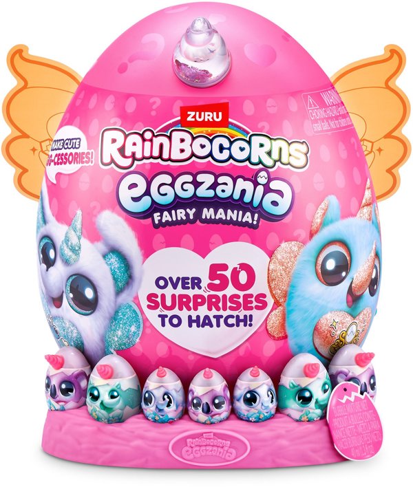 RAINBOCORNS Eggzania Fairy Mania S1 - Λούτρινο Έκπληξη