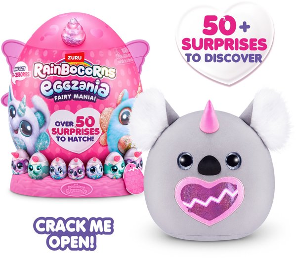 RAINBOCORNS Eggzania Fairy Mania S1 - Λούτρινο Έκπληξη
