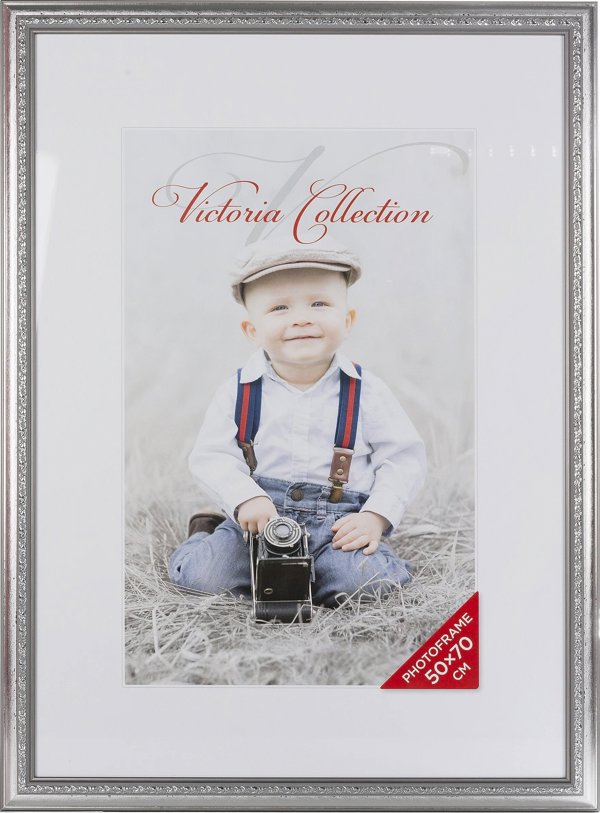 Κορνίζα Victoria Collection για φωτογραφίες Σεούλ 50x70, ασημί (1303331)