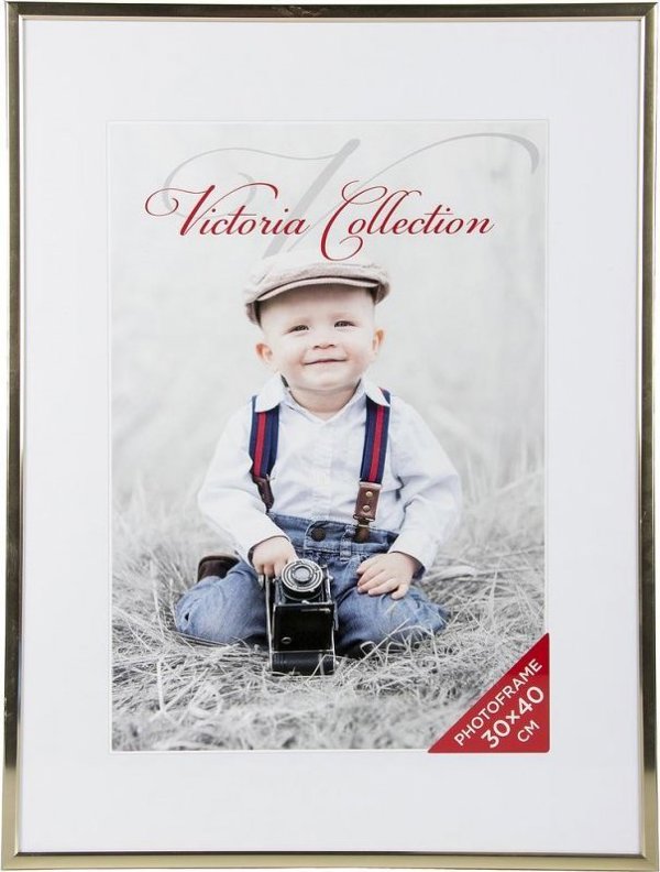 Κορνίζα Victoria Collection Κορνίζα φωτογραφίας Αλουμίνιο 30x40, χρυσό