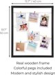 Κορνίζα Victoria Collection Photo frame Milano 40x50 Polaroid, μαύρο