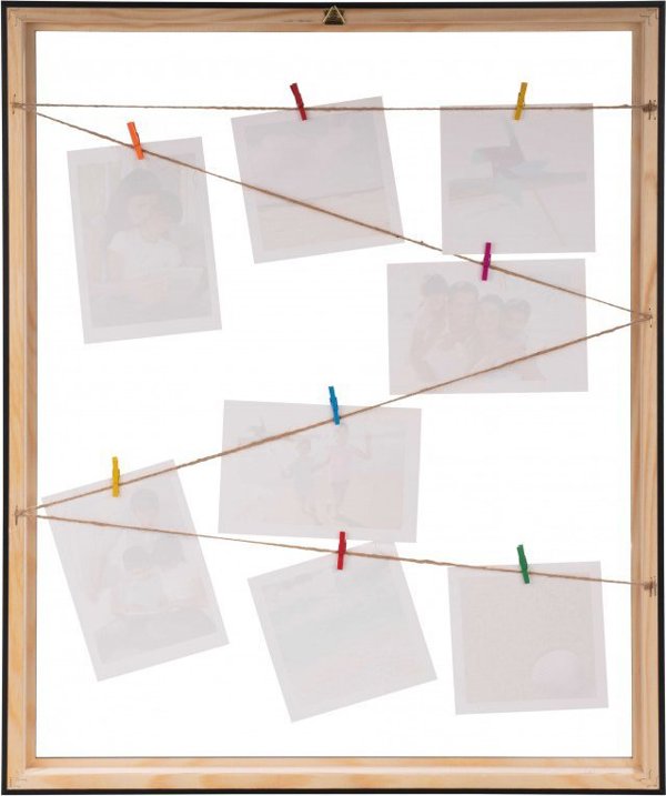 Κορνίζα Victoria Collection Photo frame Milano 40x50 Polaroid, μαύρο