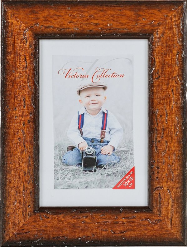 Κορνίζα Victoria Collection Photo frame Malta 10x15, καφέ (VF2526)