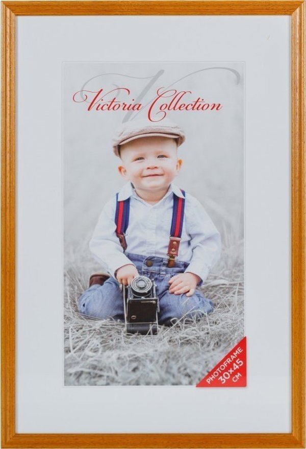 Κορνίζα Victoria Collection Κορνίζα φωτογραφιών Memory 30x45, ανοιχτό καφέ