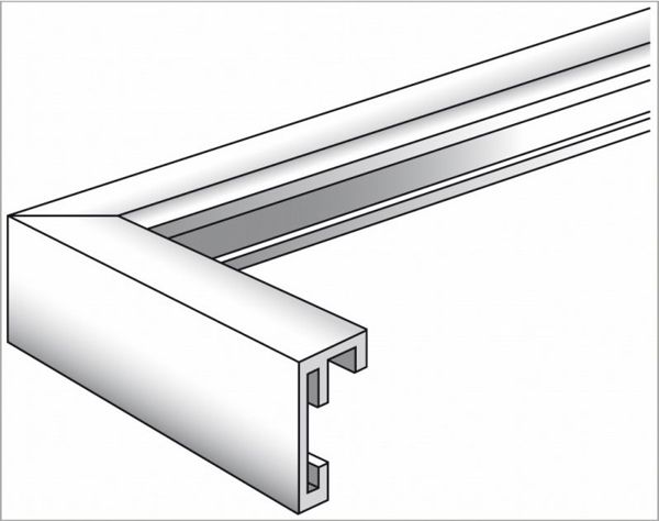 Ramka Walther Chair, 30x40, aluminiowa, srebrna (AJ040S)