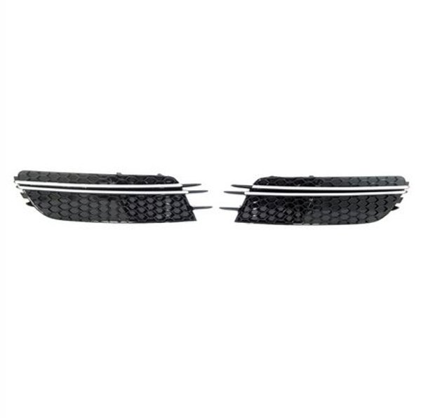 MTuning Πλαίσιο Προβολέων για Audi A6 C7 Chrome Black