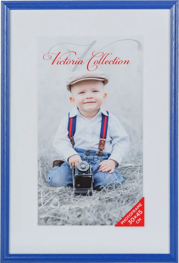 Κορνίζα Victoria Collection Κορνίζα φωτογραφιών Memory 30x45, μπλε