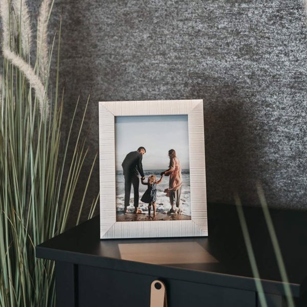 Κορνίζα Victoria Collection για φωτογραφίες Sand 21x29,7, λευκό (VI2451)