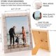 Κορνίζα Victoria Collection Κορνίζα φωτογραφιών Sand 21x29,7, ασημί (VI2456)