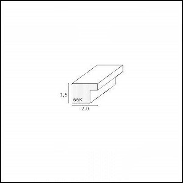Σκελετός Deknudt 20x25, ξύλινος, μαύρος (S66KF2 P1 20X25) 818337 5412065541131