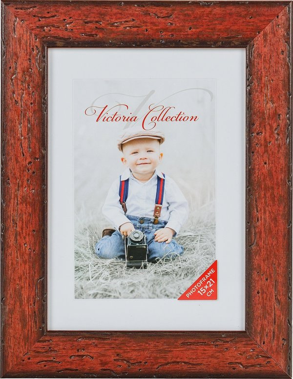 Κορνίζα Victoria Collection Photo frame Malta 15x21, μαόνι (VF2529)