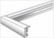 Ramka Walther New Lifestyle, 21x29,7, A4, plastikowa, srebrna (KV130S)