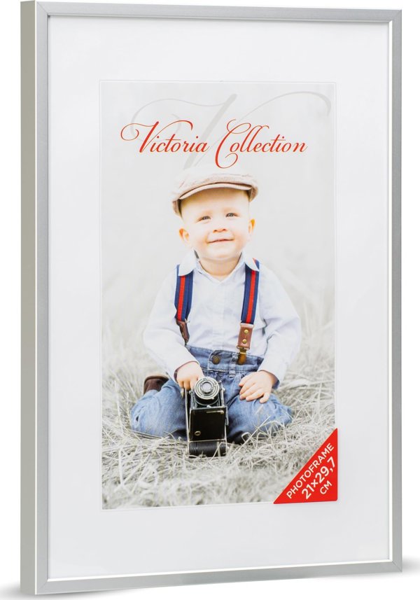 Κορνίζα Victoria Collection Κορνίζα φωτογραφιών Αλουμίνιο 21x29,7cm (A4), γκρι