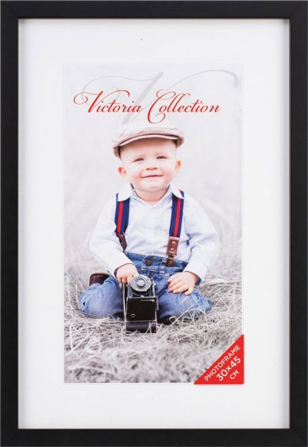 Κορνίζα Victoria Collection Cubo photo frame 30x45, μαύρο (VF2275)