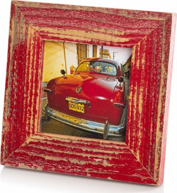 Κορνίζα Victoria Collection Photo frame Bad Disain 10x10 3,5cm, κόκκινο