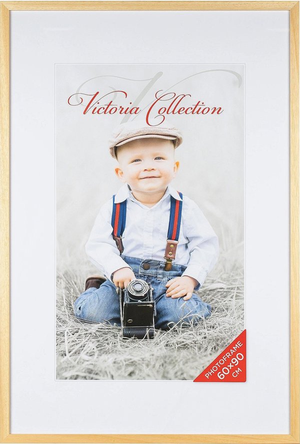 Κορνίζα Victoria Collection Cubo photo frame 60x90, φυσικό (VF2276)