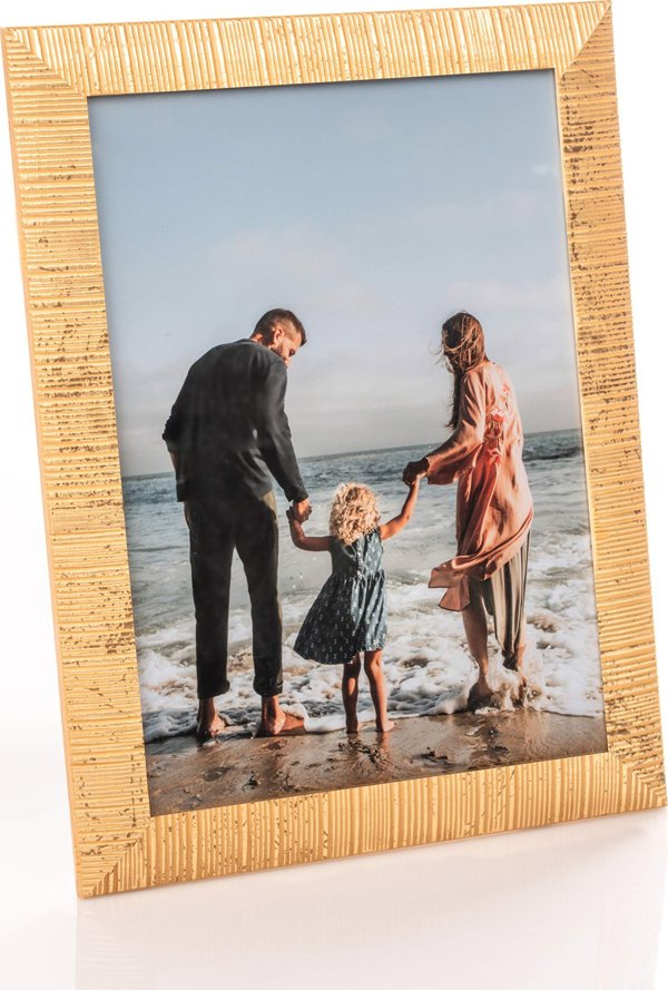 Κορνίζα Victoria Collection Κορνίζα φωτογραφιών Sand 21x29,7, χρυσή (VI2455)