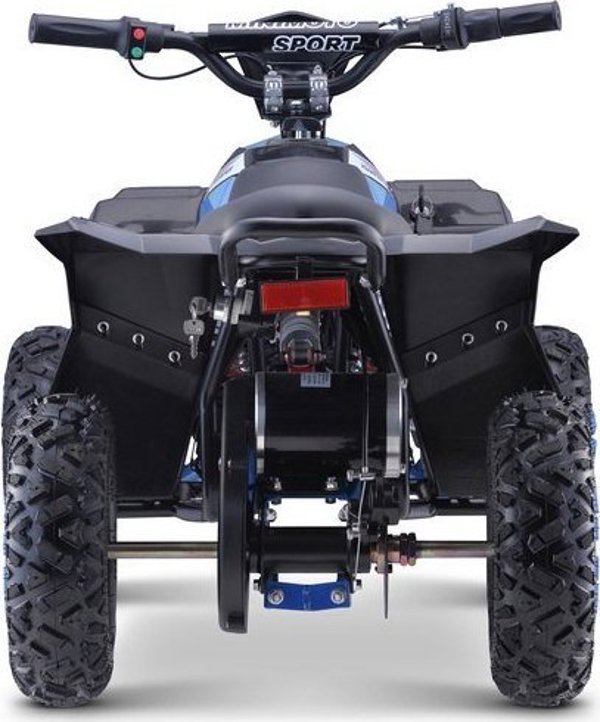 Ramiz Quad Highper με μπαταρία Μπλε 35km/h + Κινητήρας χωρίς ψήκτρες 1000W + Φουσκωτοί τροχοί + Ρύθμιση καθίσματος