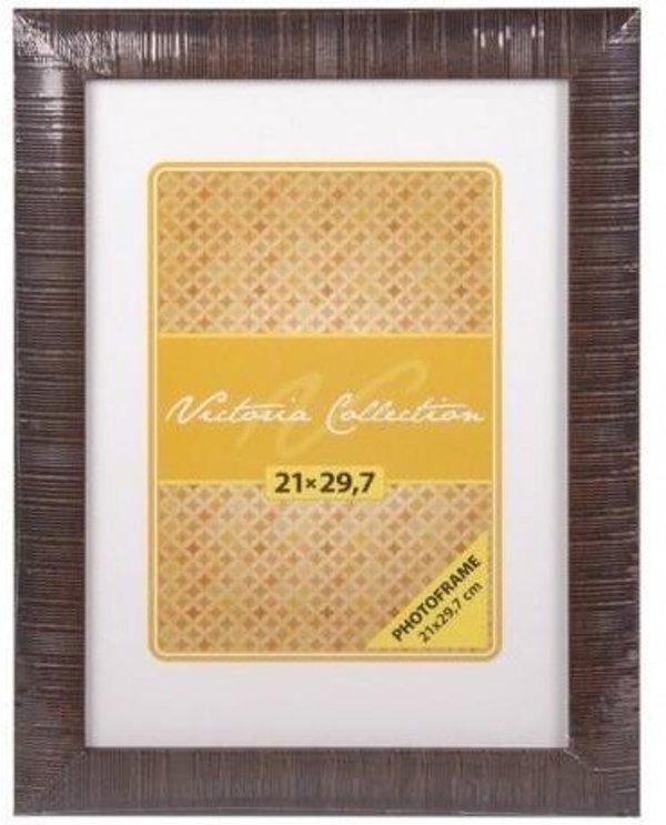 Κορνίζα Victoria Collection Κορνίζα φωτογραφιών Velvet 21x29,7, ανοιχτό καφέ