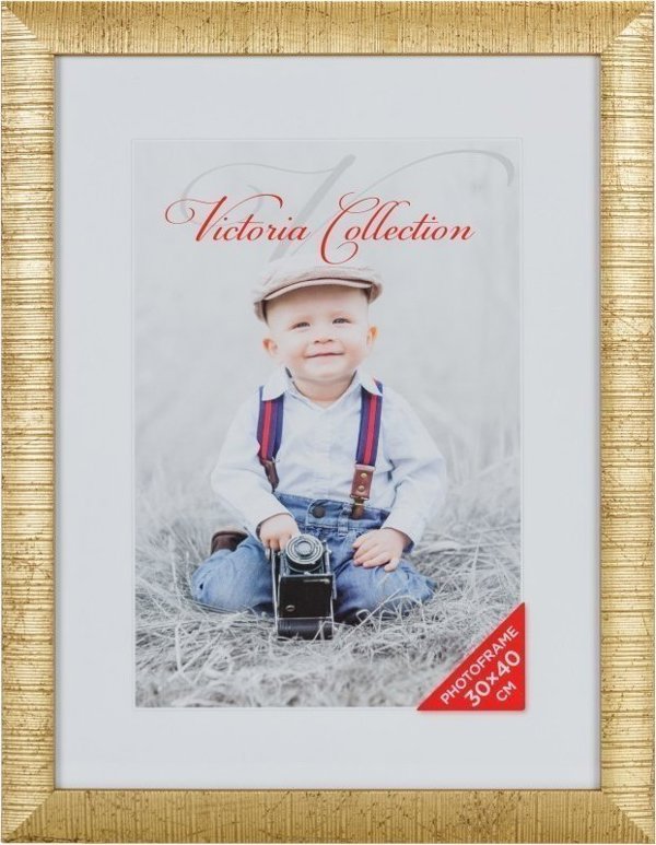 Κορνίζα Victoria Collection Photo frame Sand 30x40, χρυσή (VI2455)