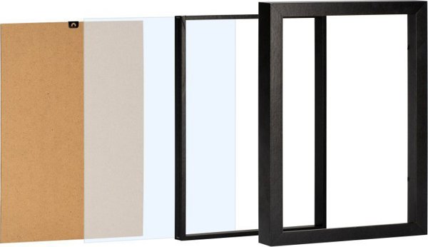 Κορνίζα Victoria Collection κορνίζα φωτογραφιών 3D 21x29,7 μαύρη