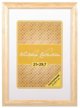 Κορνίζα Victoria Collection Κορνίζα φωτογραφιών Velvet 21x29,7, φυσικό (VI2565)