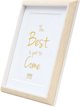 Πλαίσιο Deknudt Deknudt S46WG4 P1 Ρητίνη 30x40 Nature/Λευκό με Passepartout 7616423 5412065644368