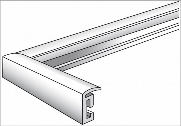 Κορνίζα Walther New Lifestyle, 21x29,7, A4, πλαστική, χρυσή (KV130G)