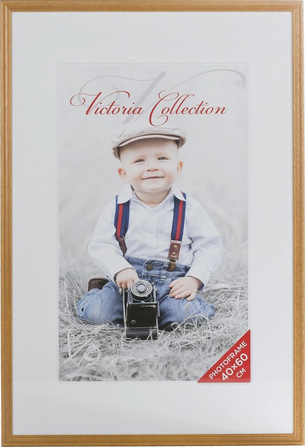 Κορνίζα Victoria Collection Κορνίζα φωτογραφιών Memory 40x60, ανοιχτό καφέ
