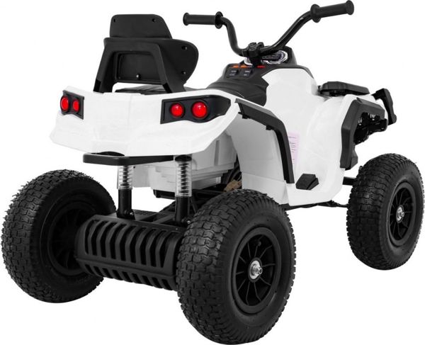 Ramiz Όχημα Quad ATV Φουσκωτοί Τροχοί Λευκό