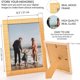Κορνίζα Victoria Collection Κορνίζα φωτογραφιών Sand 21x29,7, φυσικό (VI2453)