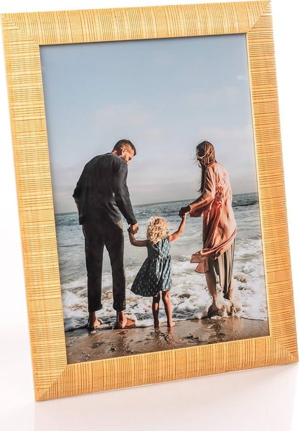 Κορνίζα Victoria Collection Κορνίζα φωτογραφιών Sand 21x29,7, φυσικό (VI2453)
