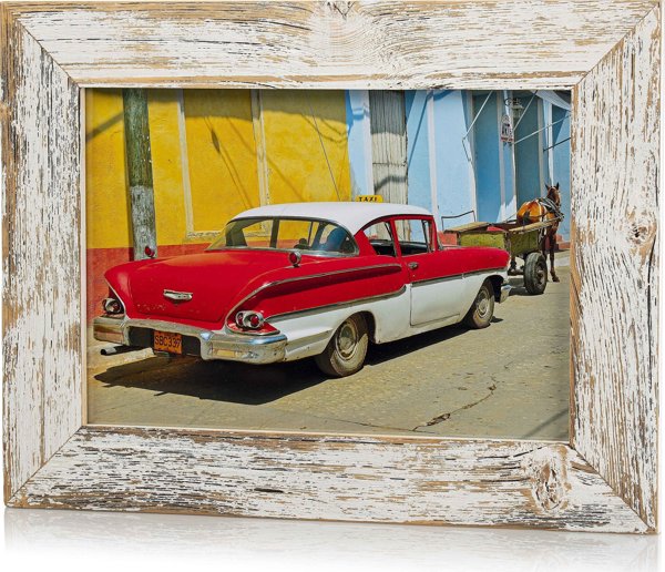 Κορνίζα Bad Disain Photo frame Bad Disain 21x30 5cm, λευκό