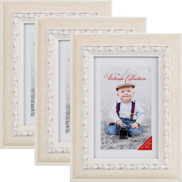 Κορνίζα Victoria Collection Photo frame Seoul 10x15, λευκό 3 τεμ. (1303540)