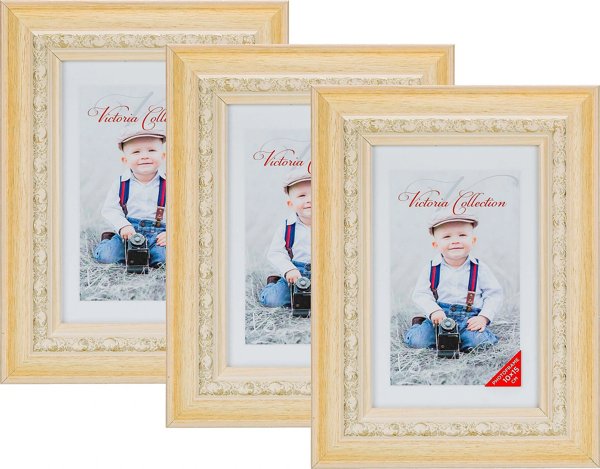 Κορνίζα Victoria Collection Photo frame Seoul 10x15, μπεζ 3 τεμ. (1303539)