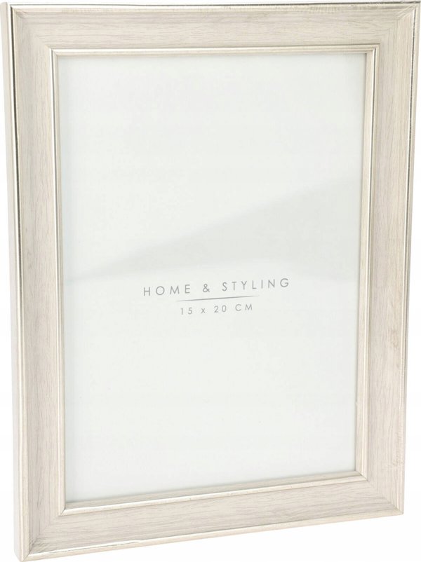 Κορνίζα Home Styling Collection Κορνίζα για φωτογραφία, απομίμηση λευκασμένου ξύλου, 17 x 22 εκ.