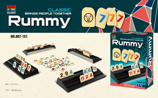 Ramiz Rummy Λογικός Αριθμός Παιχνίδι για παιδιά και ενήλικες Οικογενειακή Διασκέδαση + Εκμάθηση Μαθηματικών 11843033 5903864954326