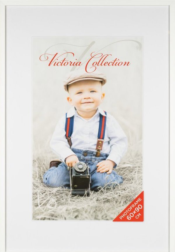 Κορνίζα Victoria Collection Cubo photo frame 60x90, λευκό (VF2274)