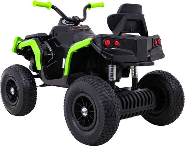 Ramiz Όχημα Quad ATV Φουσκωτοί Τροχοί Μαύρο-Πράσινο