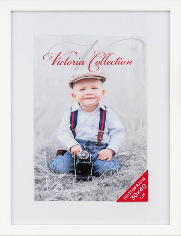 Κορνίζα Victoria Collection Natura κορνίζα φωτογραφιών 30x40, λευκή (VI2539)
