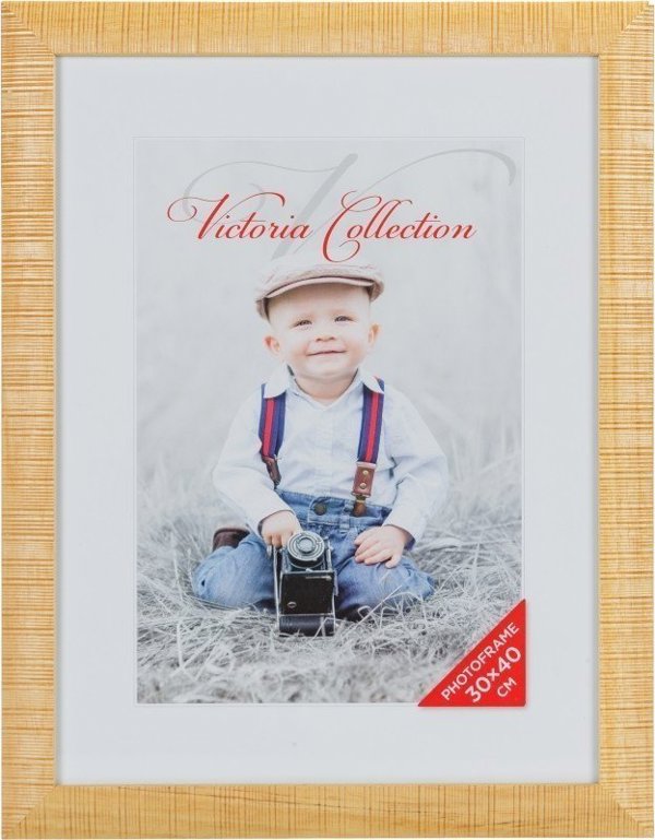Κορνίζα Victoria Collection Photo frame Sand 30x40, φυσικό (VI2453)