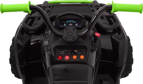Ramiz Παιδικό Όχημα Quad XL ATV, Πιλότος 2.4GHZ Μαύρο Πράσινο