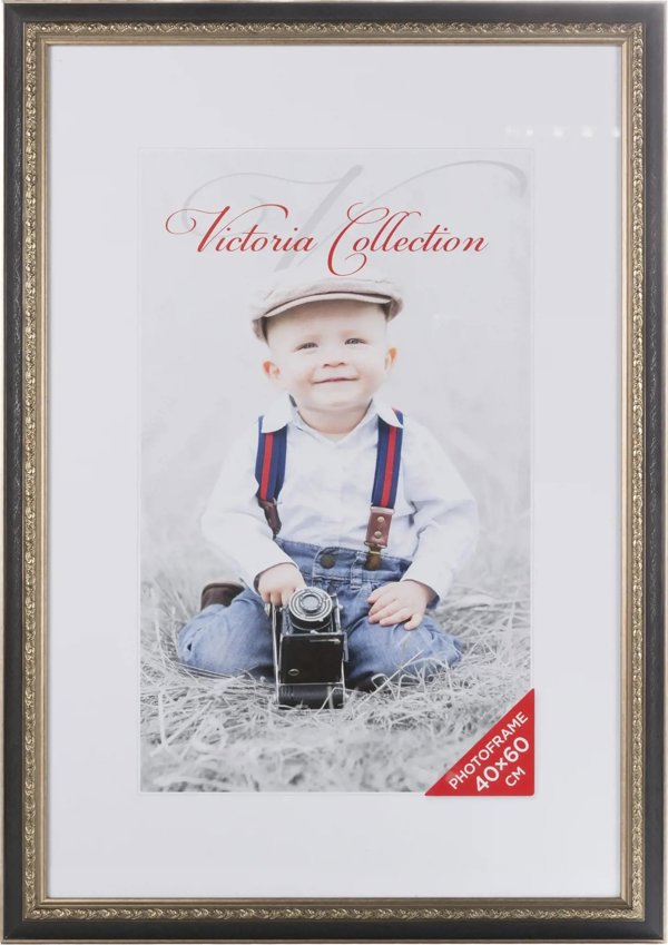 Κορνίζα Victoria Collection Photo frame Seoul 40x60, μαύρο (1303333)