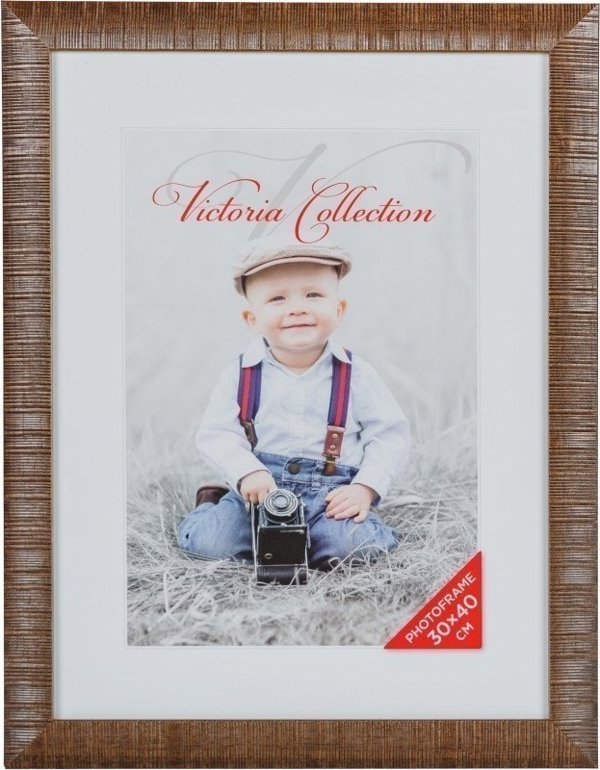 Κορνίζα Victoria Collection για φωτογραφίες Sand 30x40, σκούρο καφέ (VI2452)