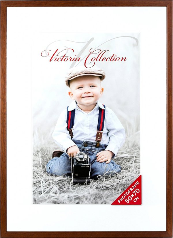 Κορνίζα Victoria Collection Photo frame Natura 50x70, καφέ (VI2536)