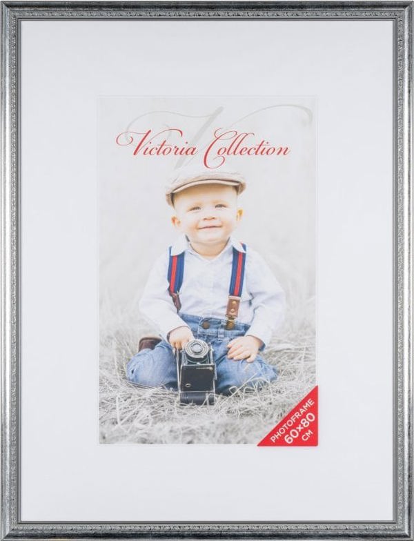 Κορνίζα Victoria Collection για φωτογραφίες Σεούλ 60x80, ασημί/ακρυλικό 1303331)