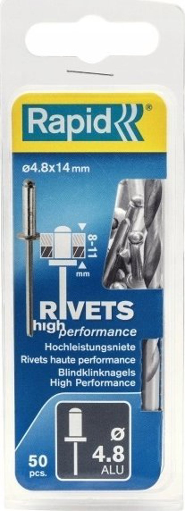 Ραφές Rapid "Rapid" 4.8 x 14, 50 τεμ.