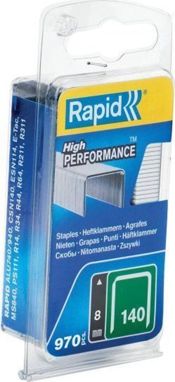 Συρραπτικά Rapid από επίπεδο σύρμα αρ. 140 (8 mm) - 970 τεμ.