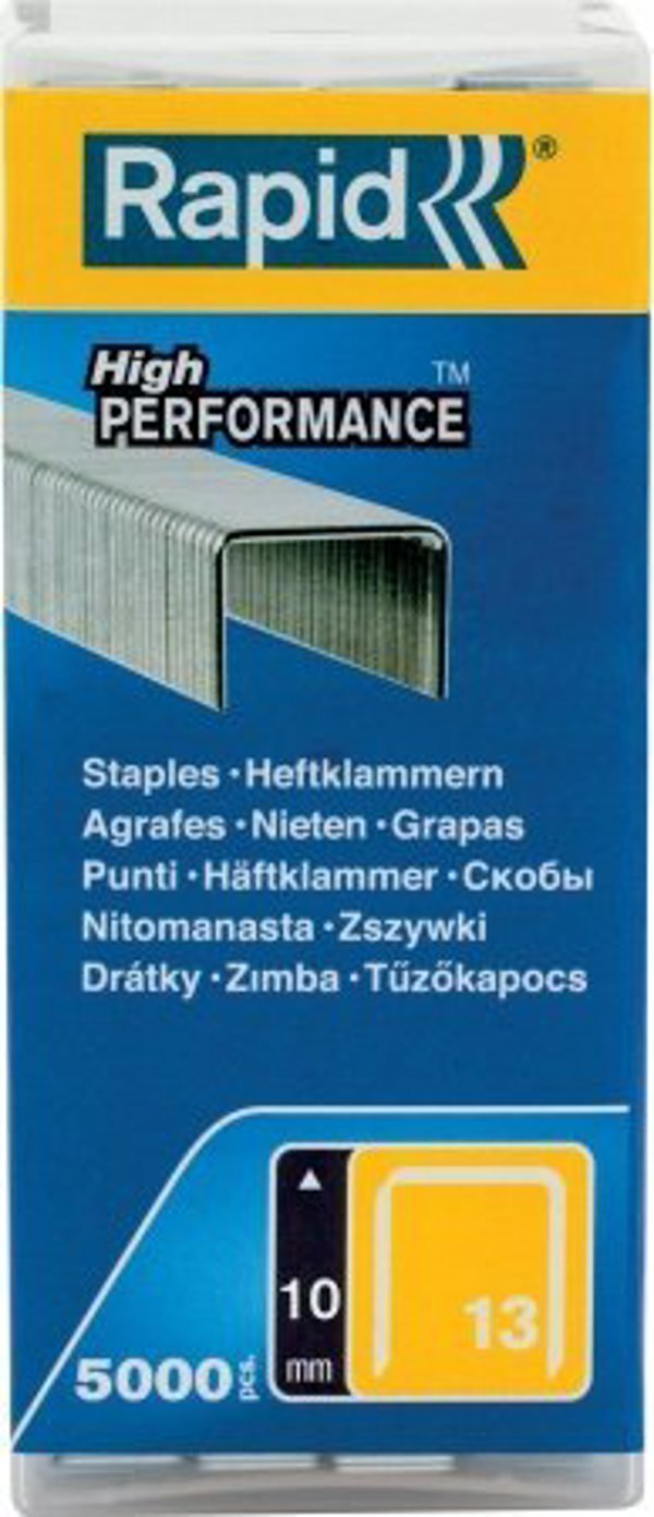 Συρραπτικά Rapid "Rapid" τετράγωνο κουτί 13/10 5000 τεμ.